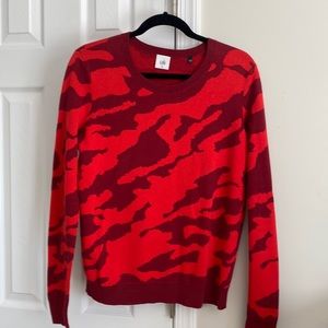 Cabi Sakura Camo sweater size medium
